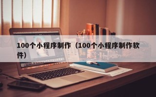 湖北100个小程序制作（100个小程序制作软件）